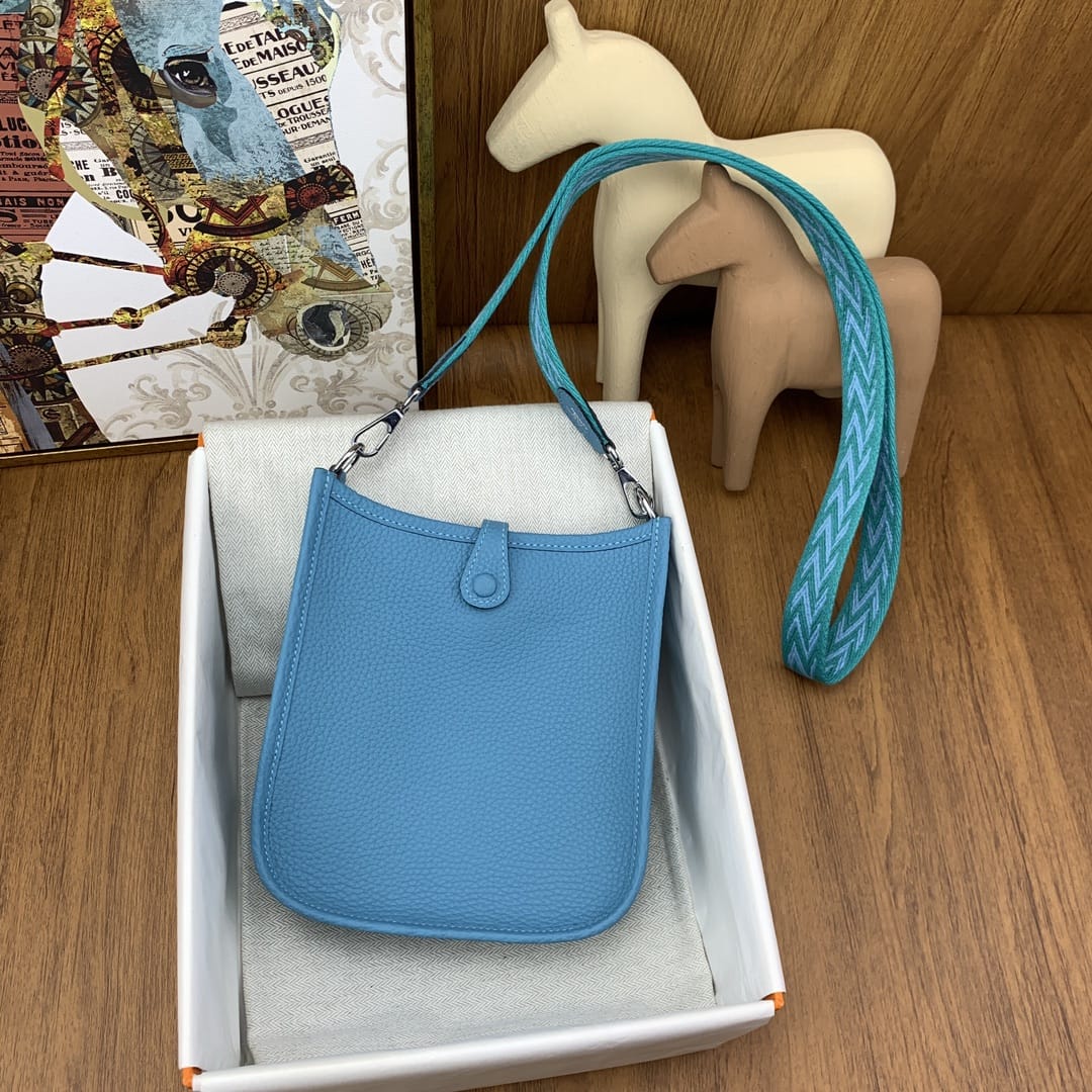 Bolsa Hermès Mini Evelyn 17cm Clemence