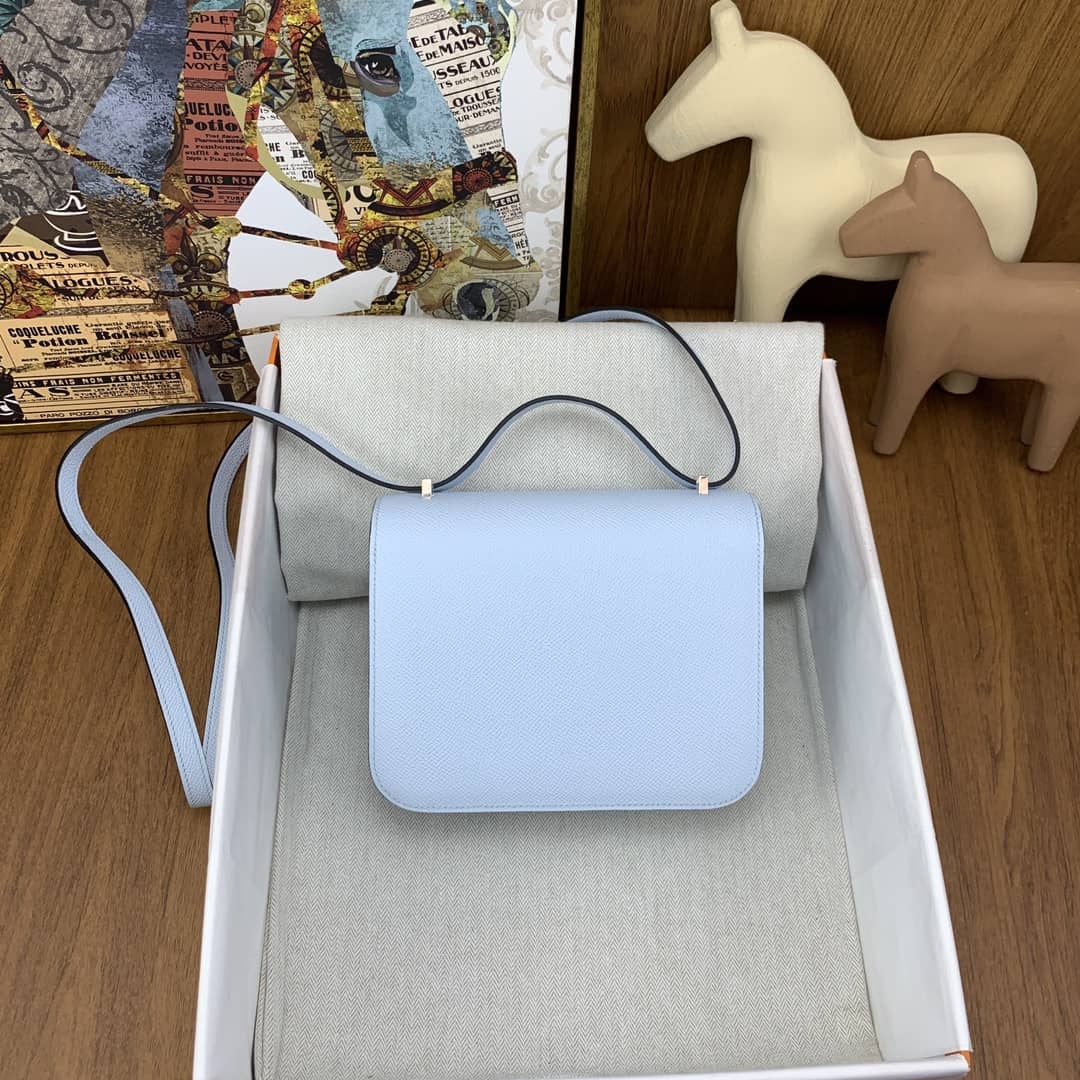 Bolsa Hermès Constance 19cm Epsom TO