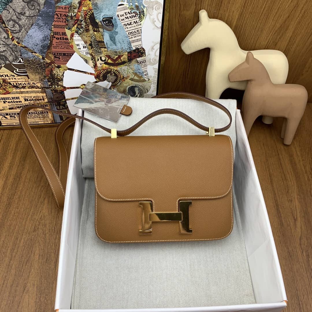 Bolsa Hermès New Constance 24cm Epsom