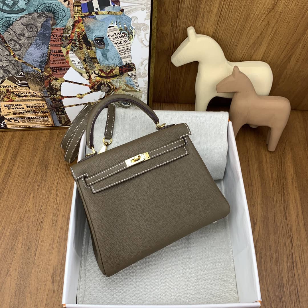 Bolsa Hermès Kelly togo 25cm 18