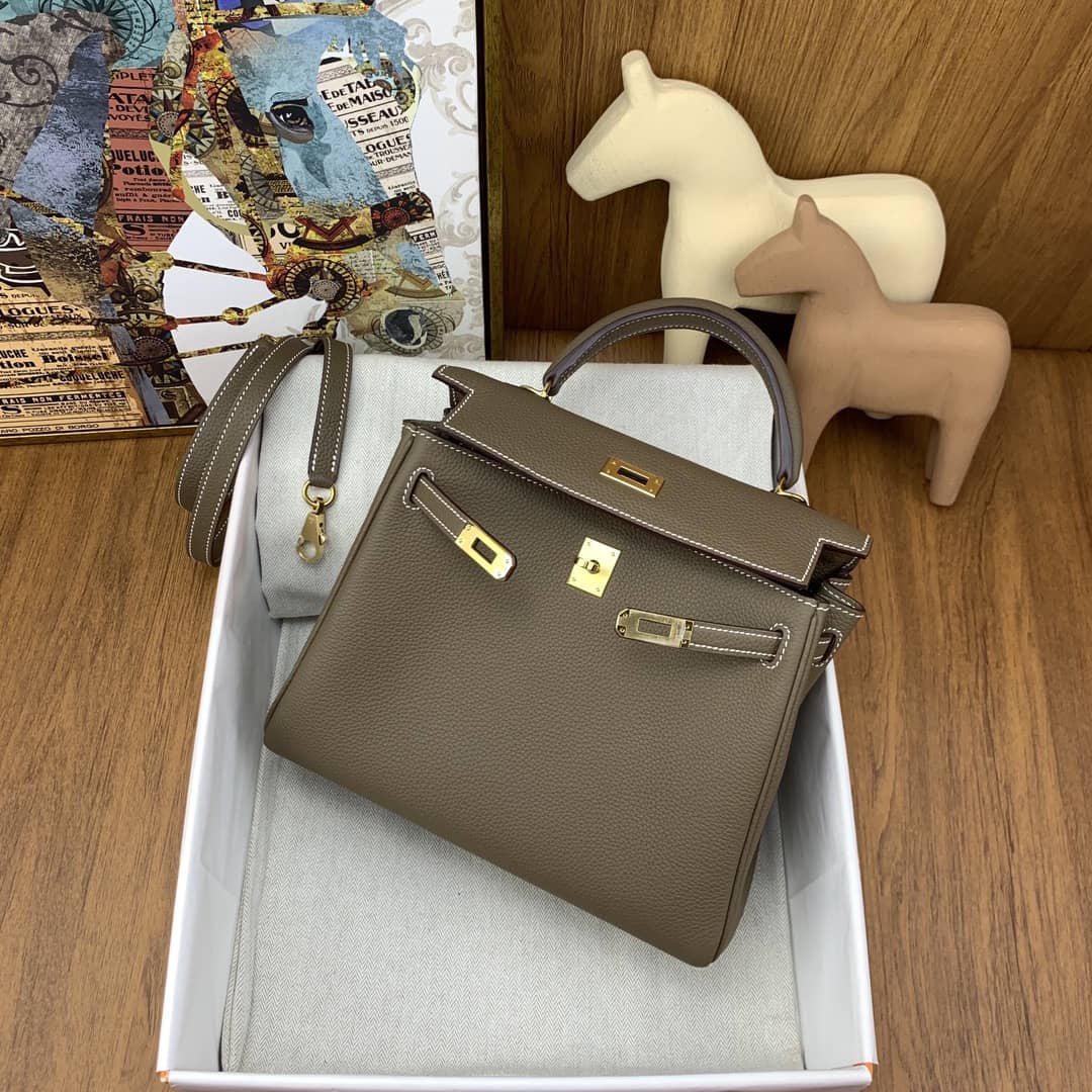 Bolsa Hermès Kelly togo 25cm 18