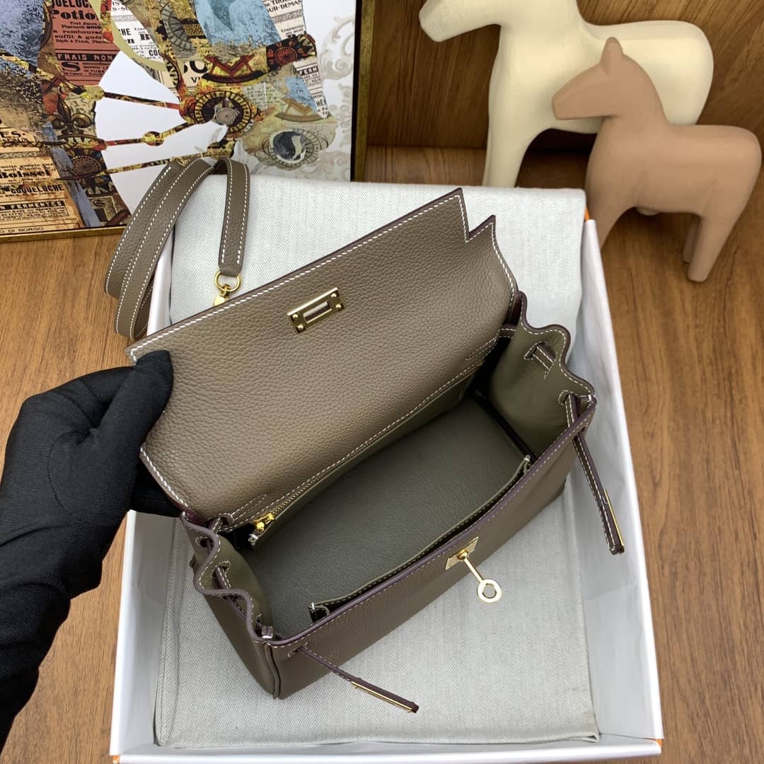 Bolsa Hermès Kelly togo 25cm 18