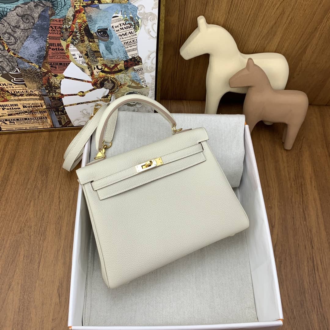 Bolsa Hermès Kelly togo 25cm 10