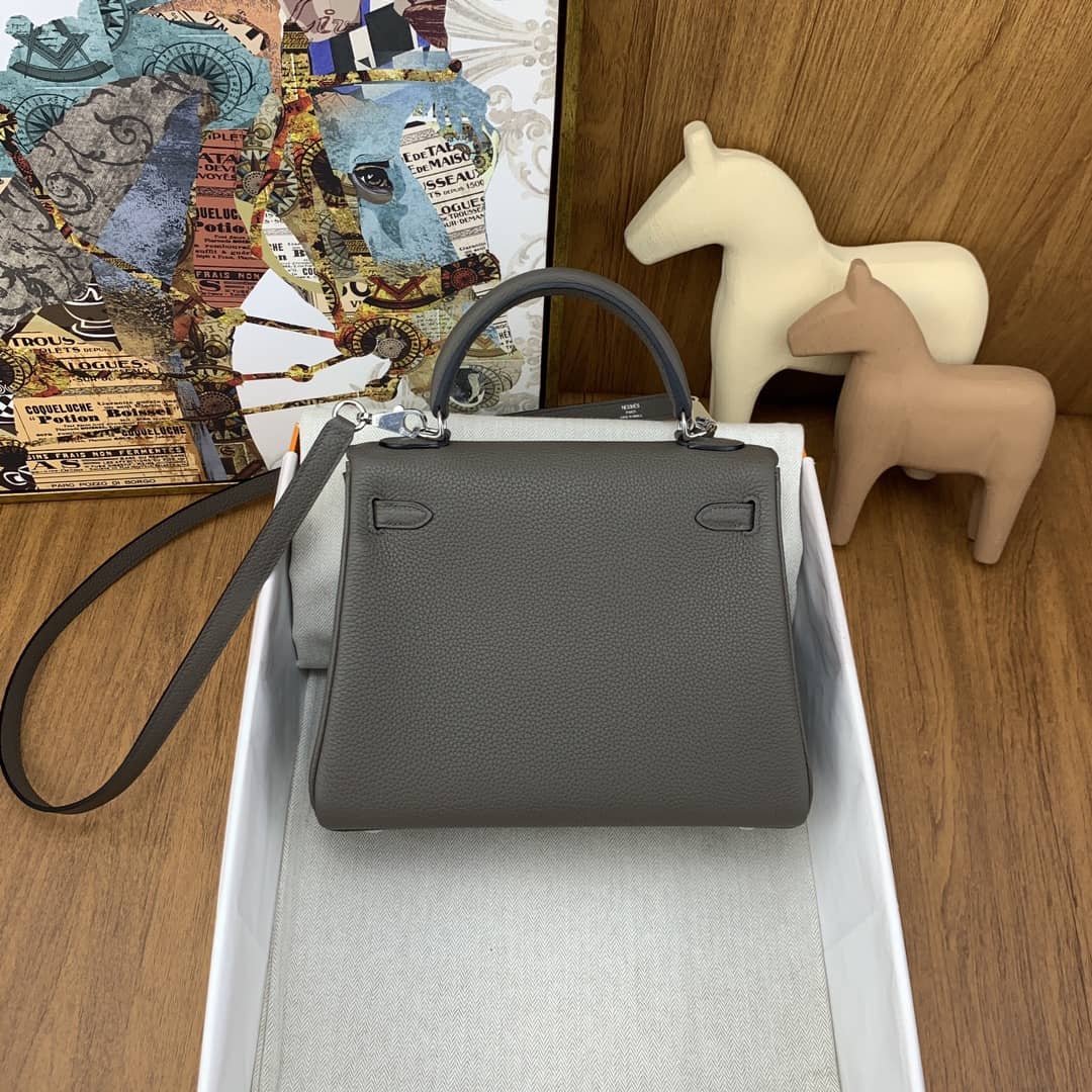 Bolsa Hermès Kelly togo 25cm 8F