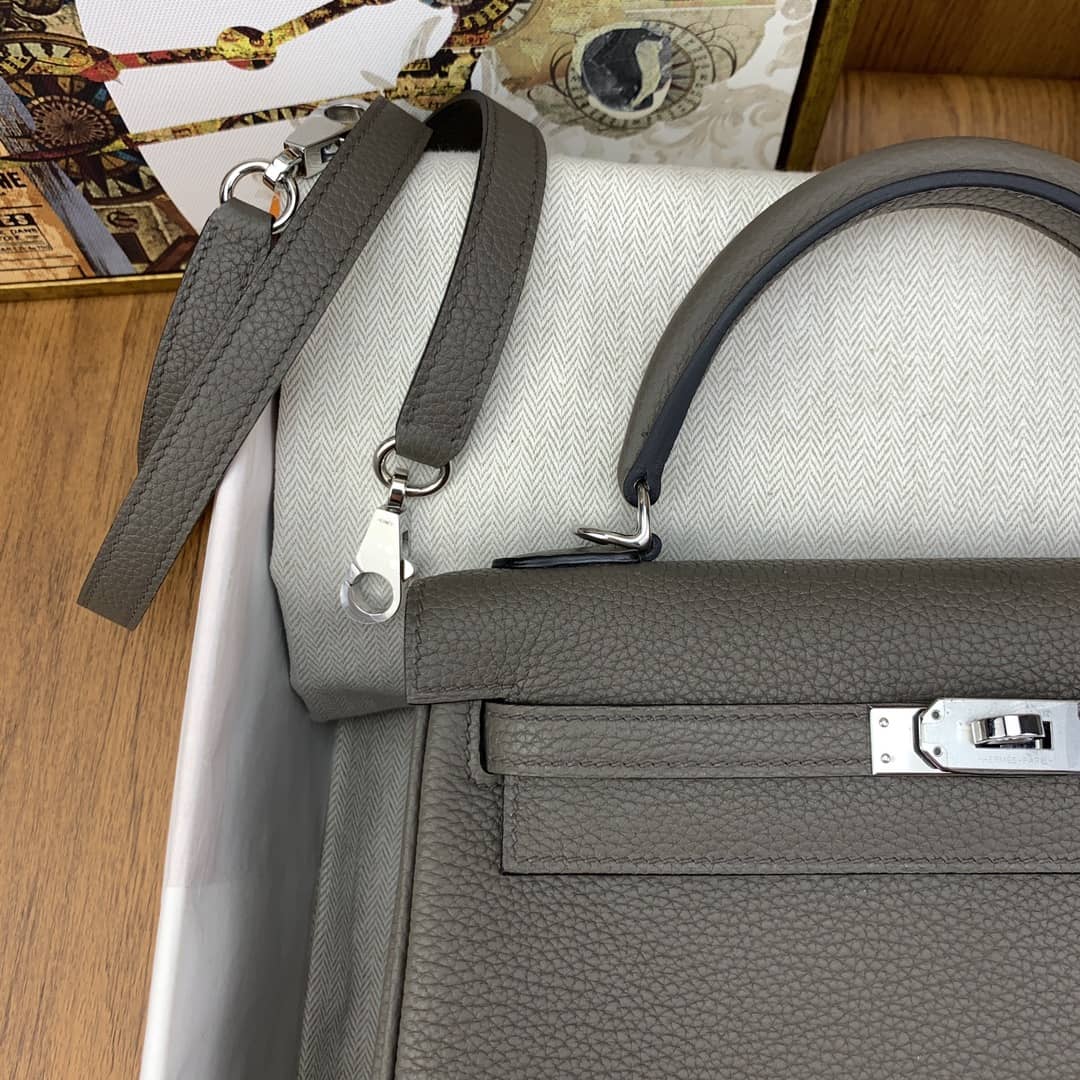 Bolsa Hermès Kelly togo 25cm 8F