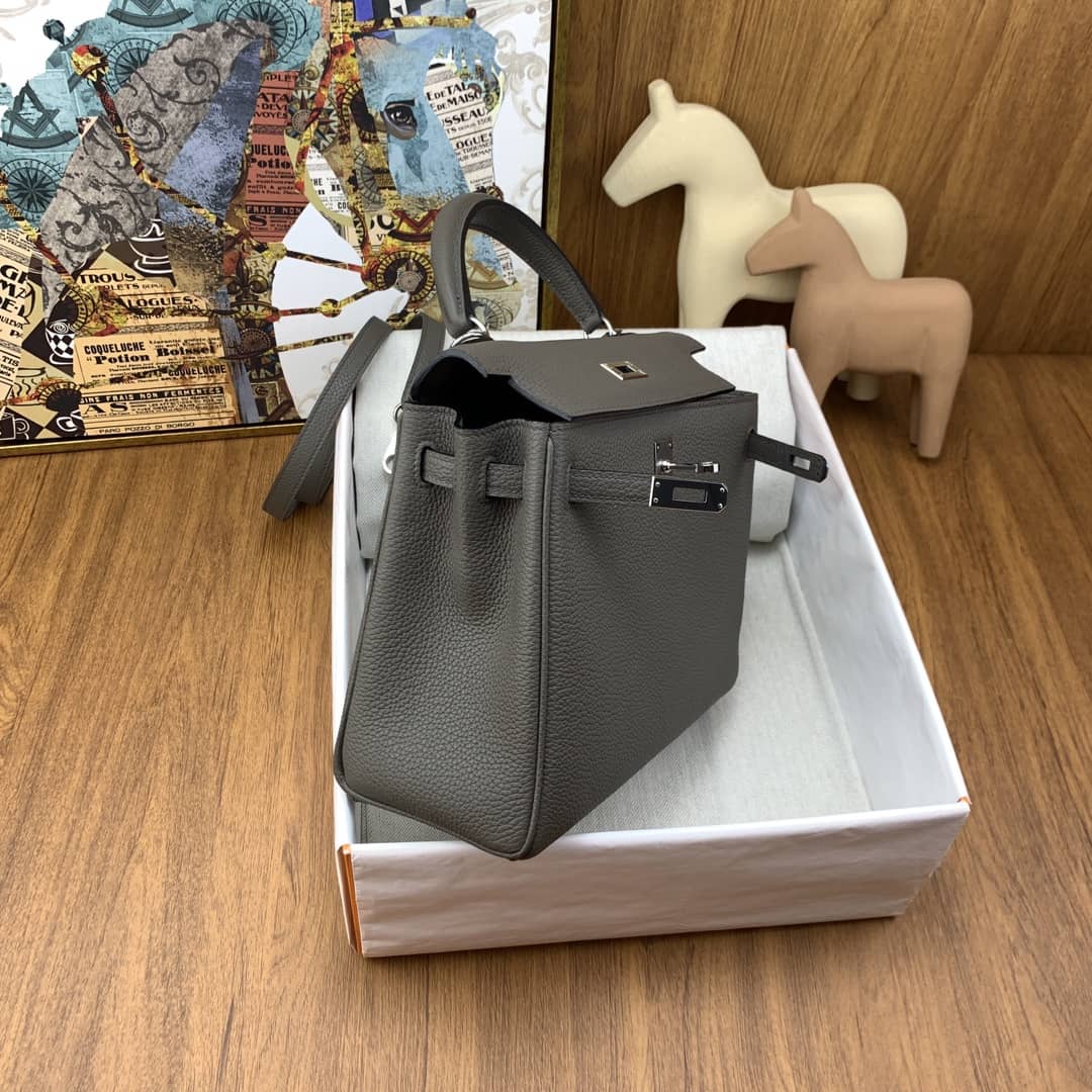 Bolsa Hermès Kelly togo 25cm 8F