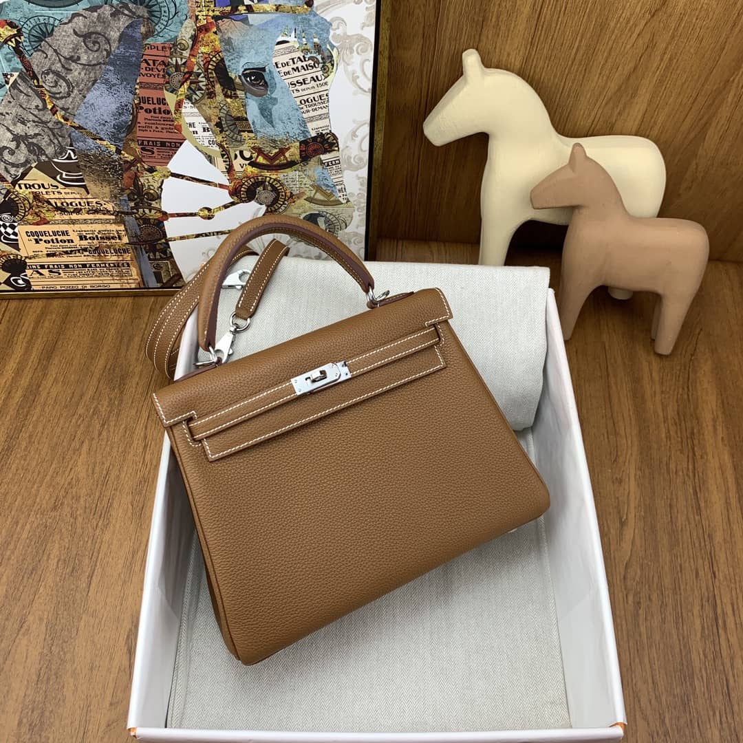 Bolsa Hermès Kelly togo 25cm 37