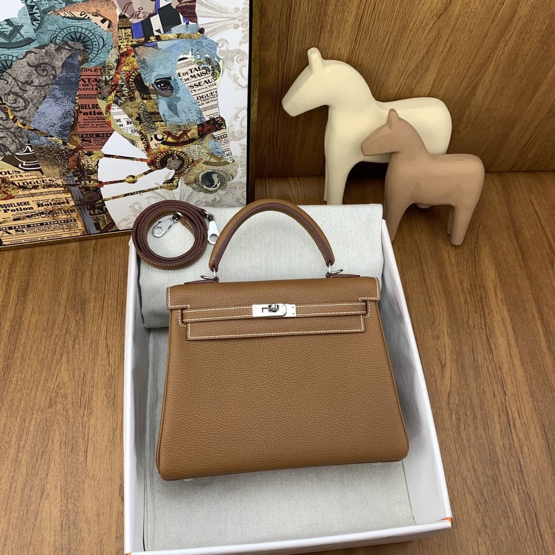 Bolsa Hermès Kelly togo 25cm 37