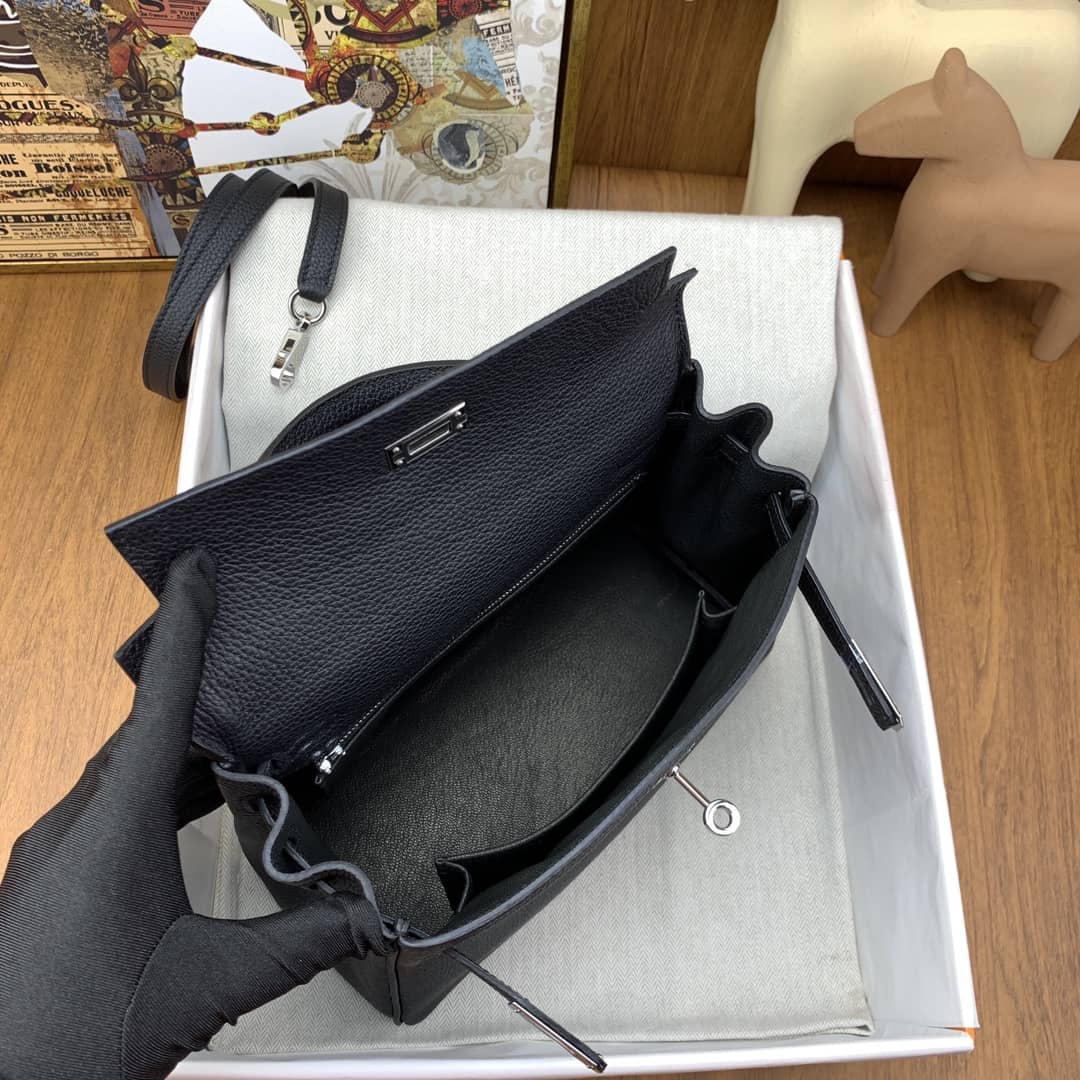 Bolsa Hermès Kelly togo 25cm 89