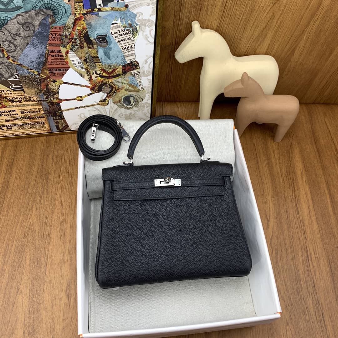 Bolsa Hermès Kelly togo 25cm 89