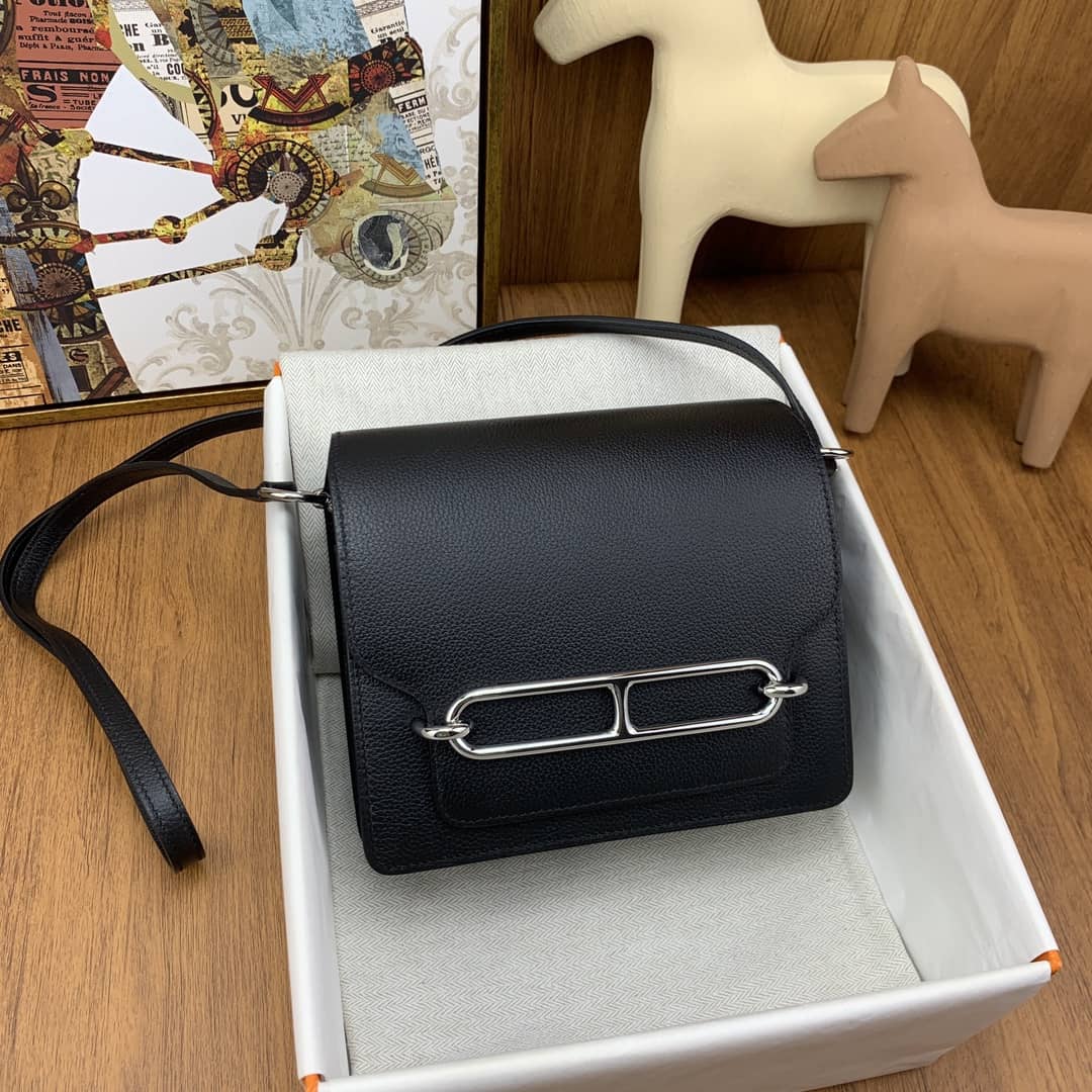 Bolsa Hermès roulis 19cm evercolor 89