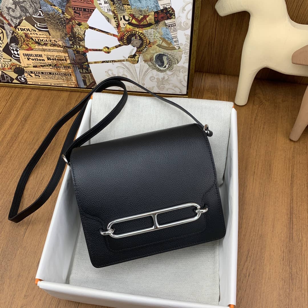 Bolsa Hermès roulis 19cm evercolor 89