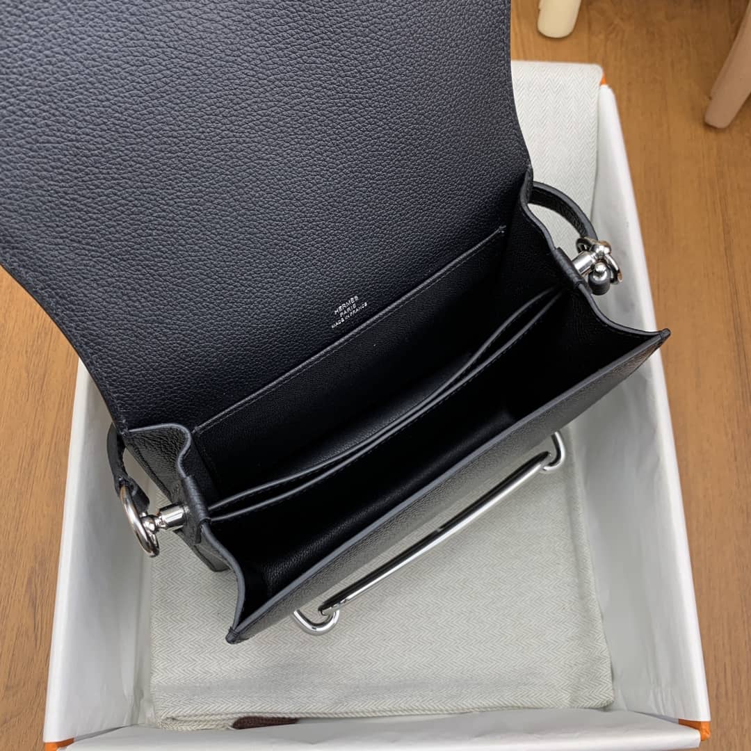 Bolsa Hermès roulis 19cm evercolor 89