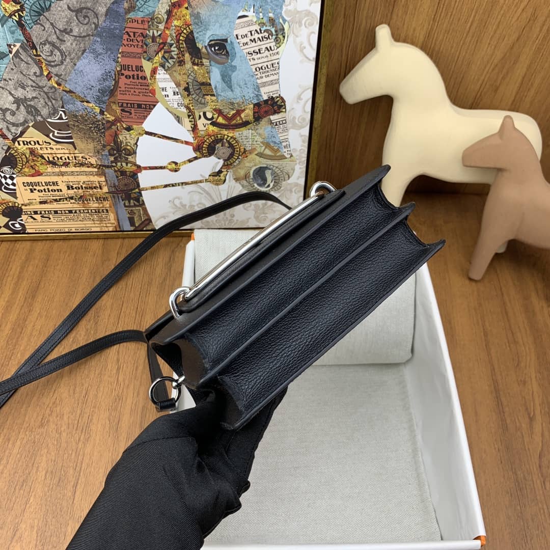 Bolsa Hermès roulis 19cm evercolor 89