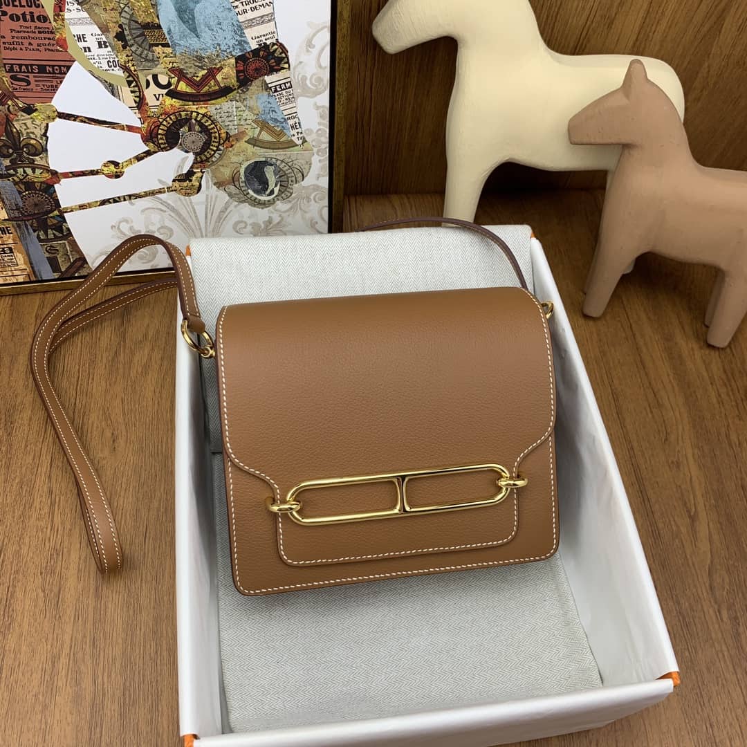 Bolsa Hermès roulis 19cm evercolor 89