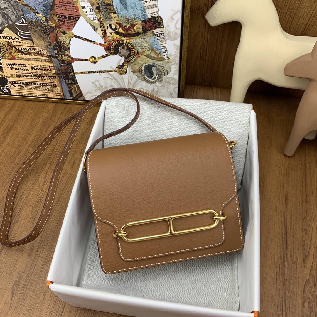Bolsa Hermès roulis 19cm evercolor 89