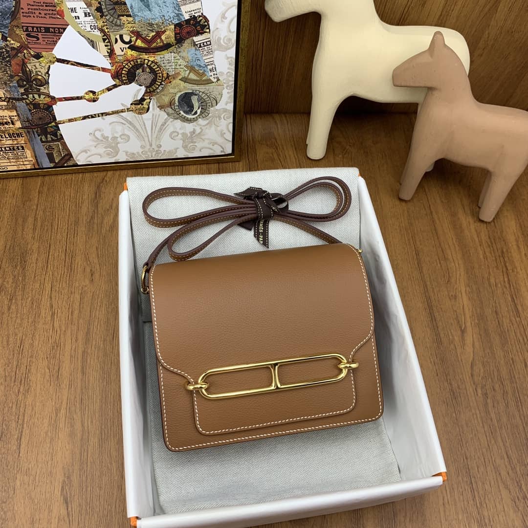 Bolsa Hermès roulis 19cm evercolor 89