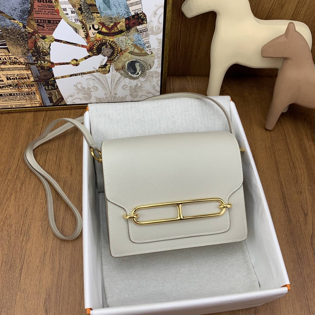 Bolsa Hermès roulis 19cm evercolor 10