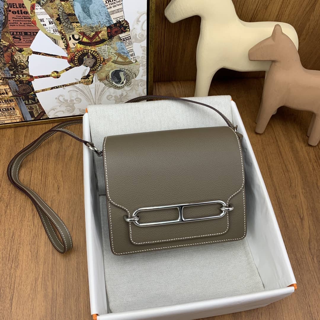 Bolsa Hermès roulis 19cm evercolor 80