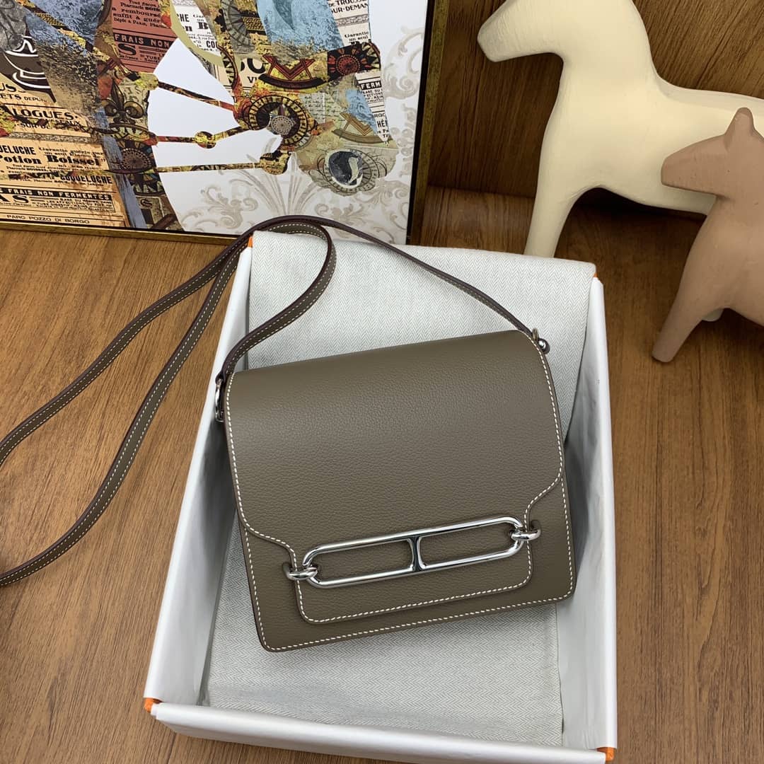Bolsa Hermès roulis 19cm evercolor 80