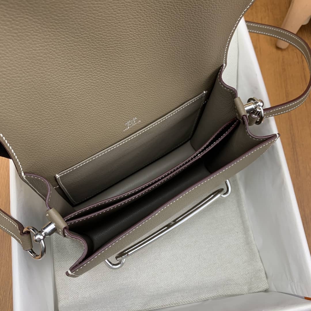 Bolsa Hermès roulis 19cm evercolor 80