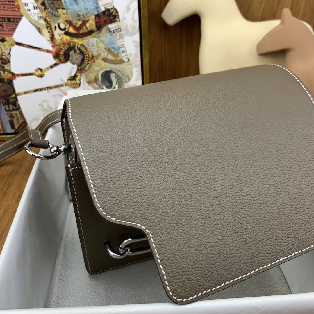 Bolsa Hermès roulis 19cm evercolor 80