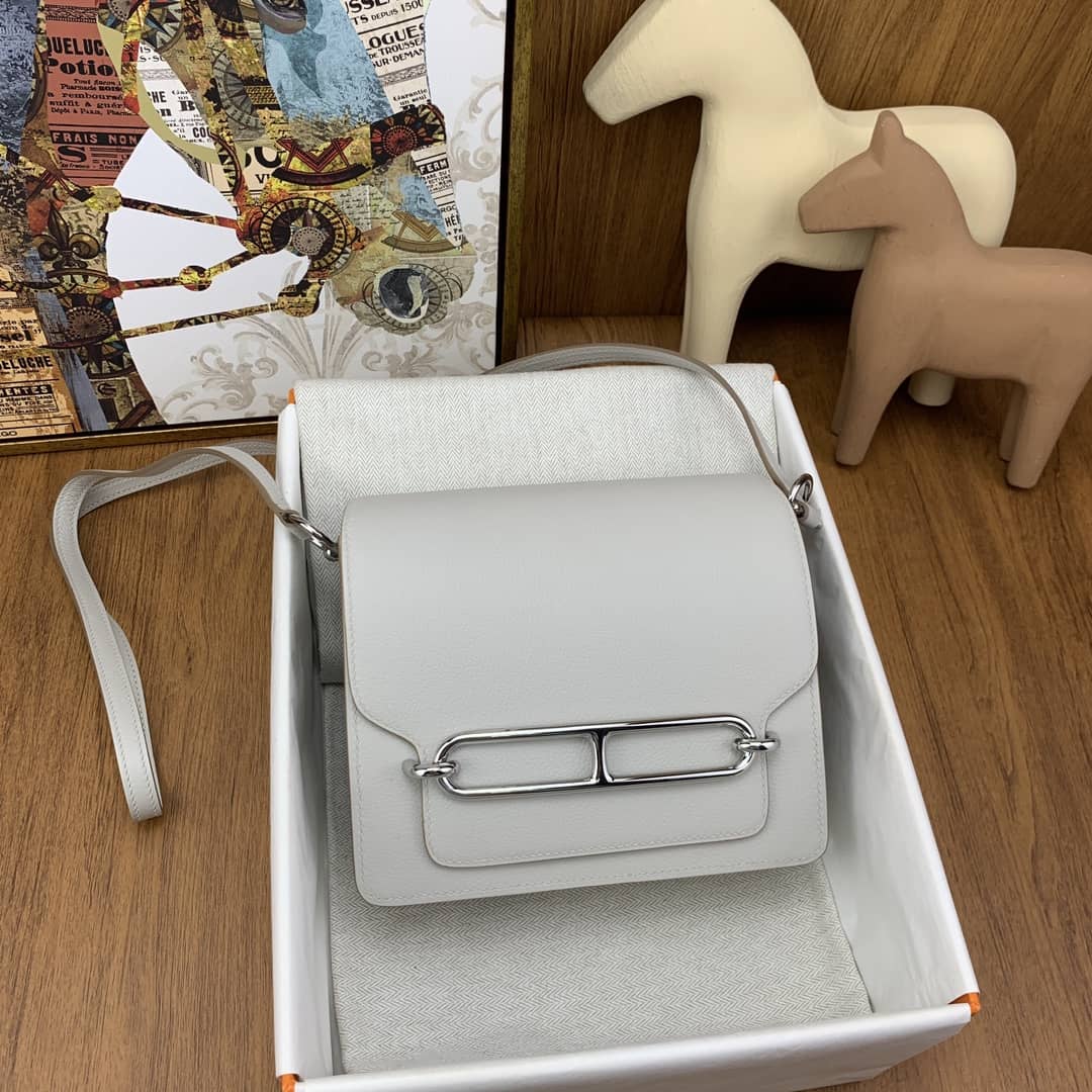 Bolsa Hermès roulis 19cm evercolor 80