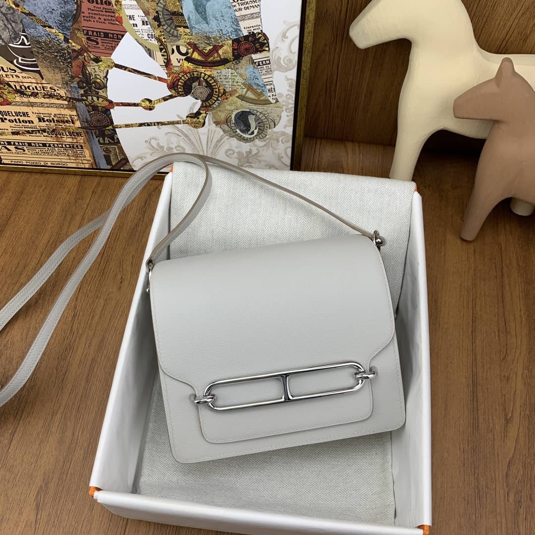 Bolsa Hermès roulis 19cm evercolor 80