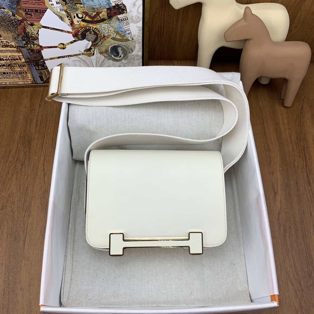 Bolsa Hermès geta chevre