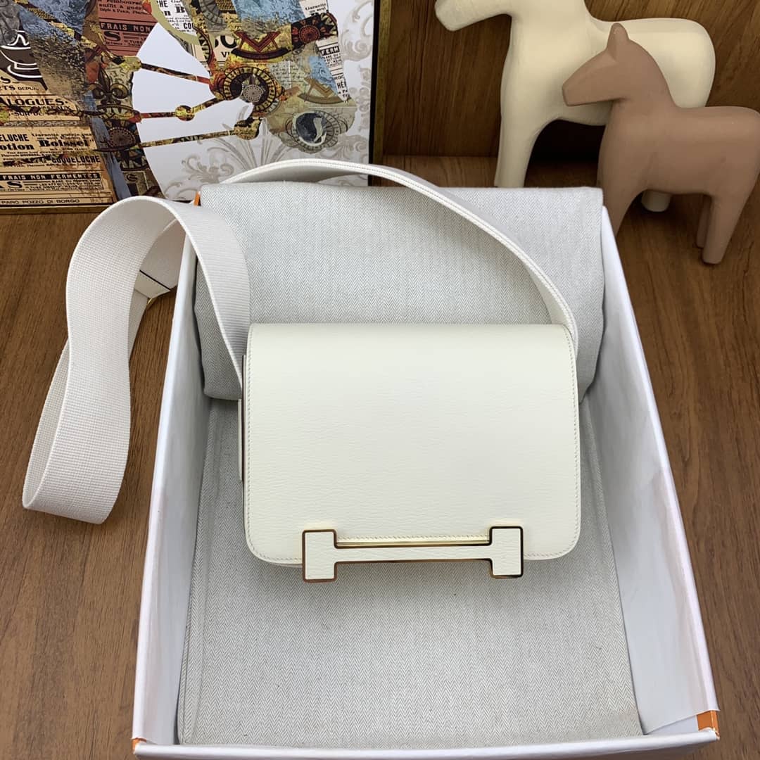 Bolsa Hermès geta chevre