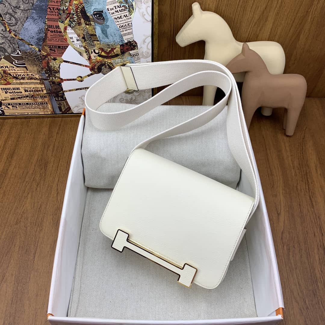 Bolsa Hermès geta chevre