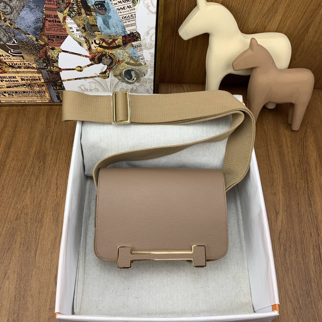 Bolsa Hermès geta chevre