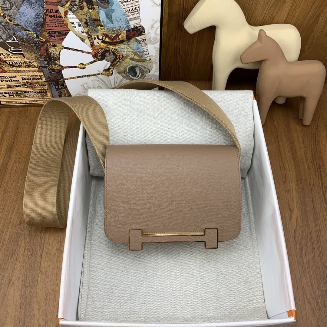 Bolsa Hermès geta chevre