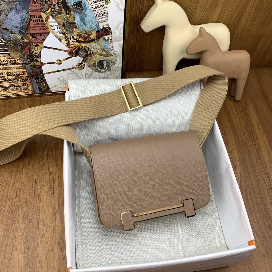 Bolsa Hermès geta chevre