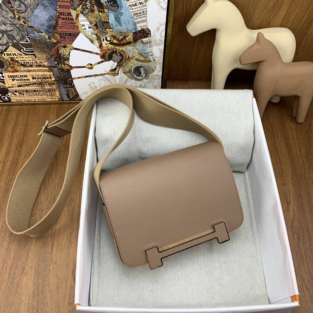 Bolsa Hermès geta chevre