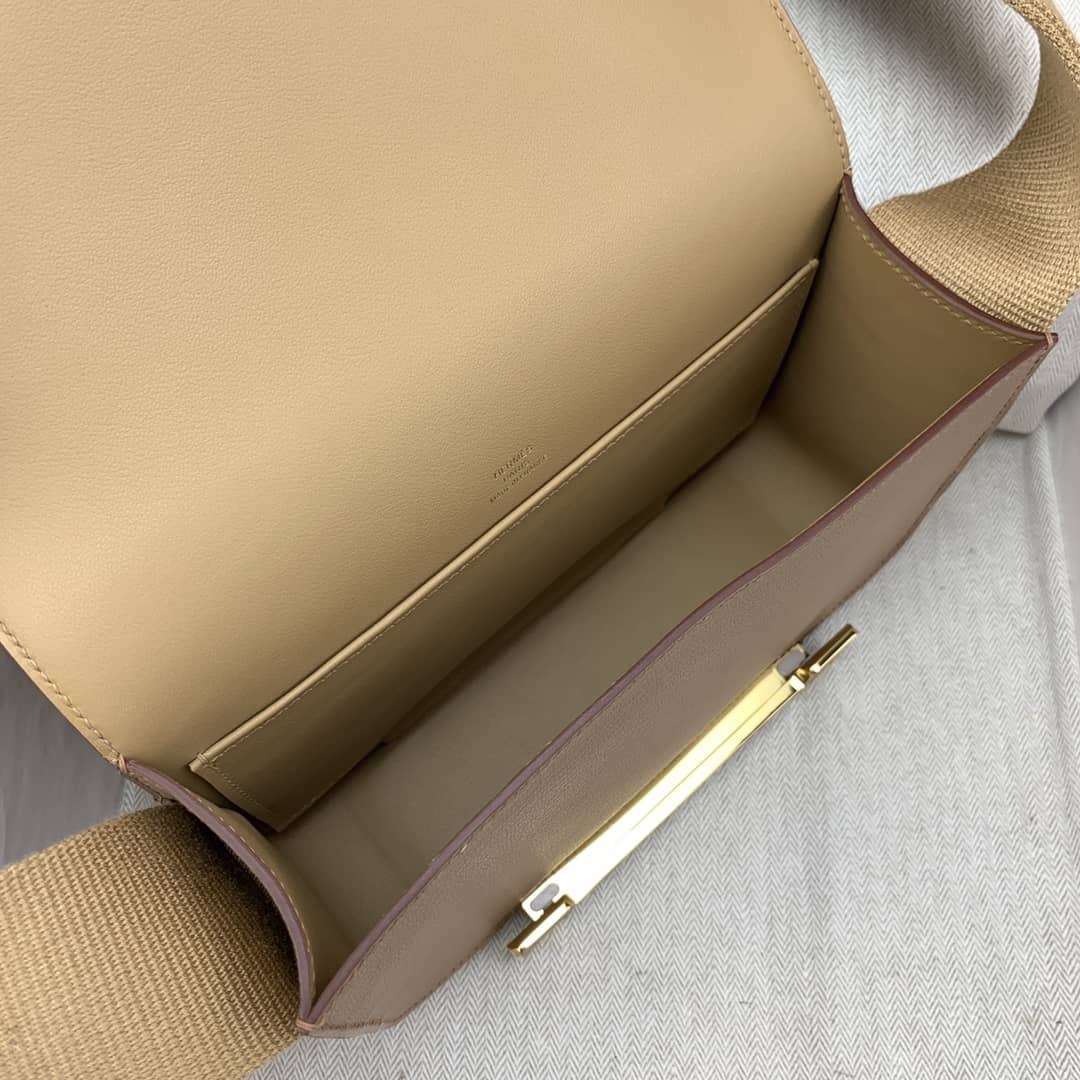 Bolsa Hermès geta chevre