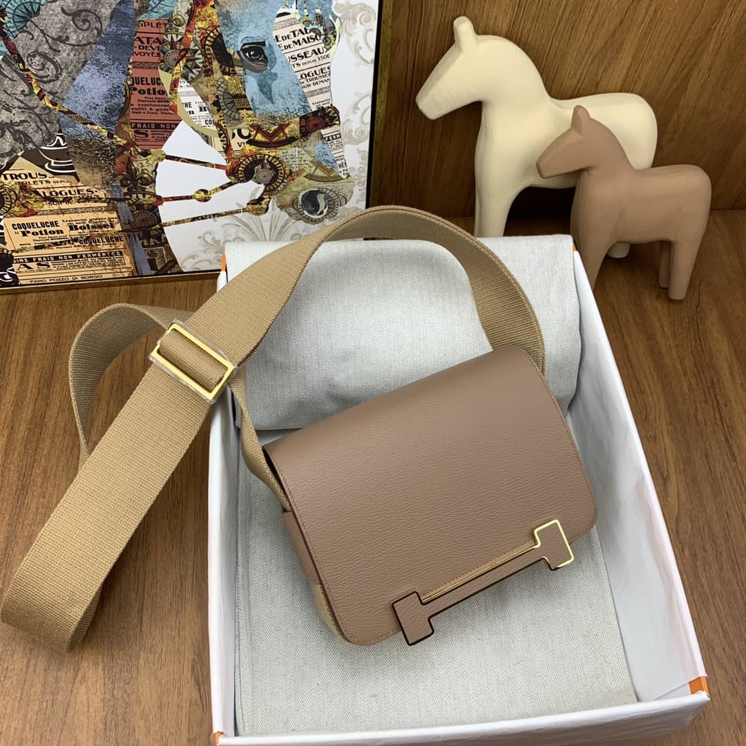 Bolsa Hermès geta chevre