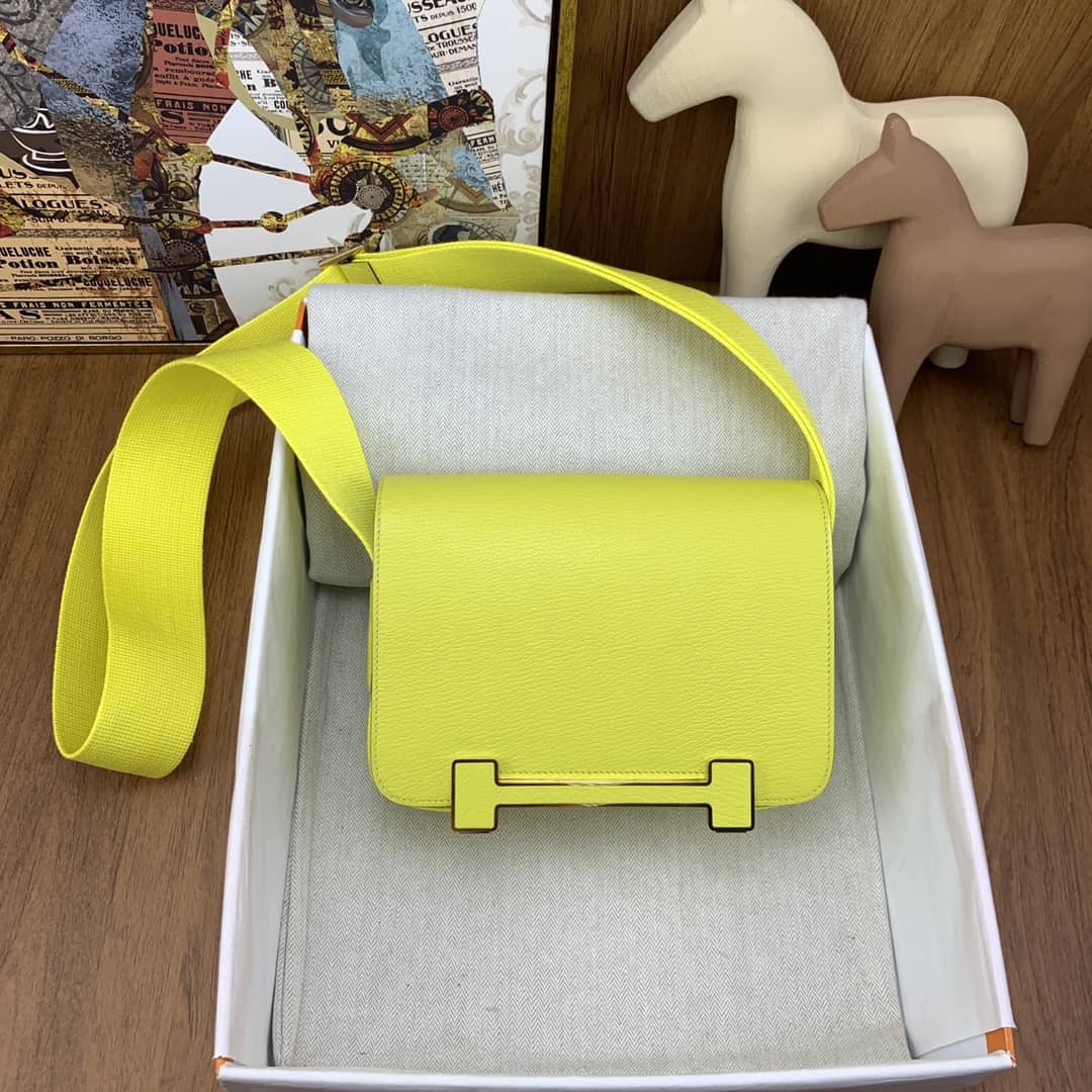 Bolsa Hermès geta chevre