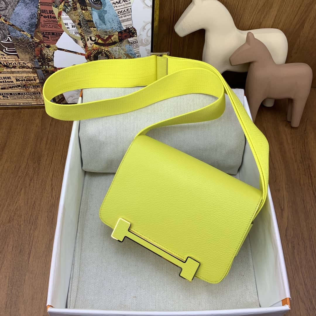 Bolsa Hermès geta chevre