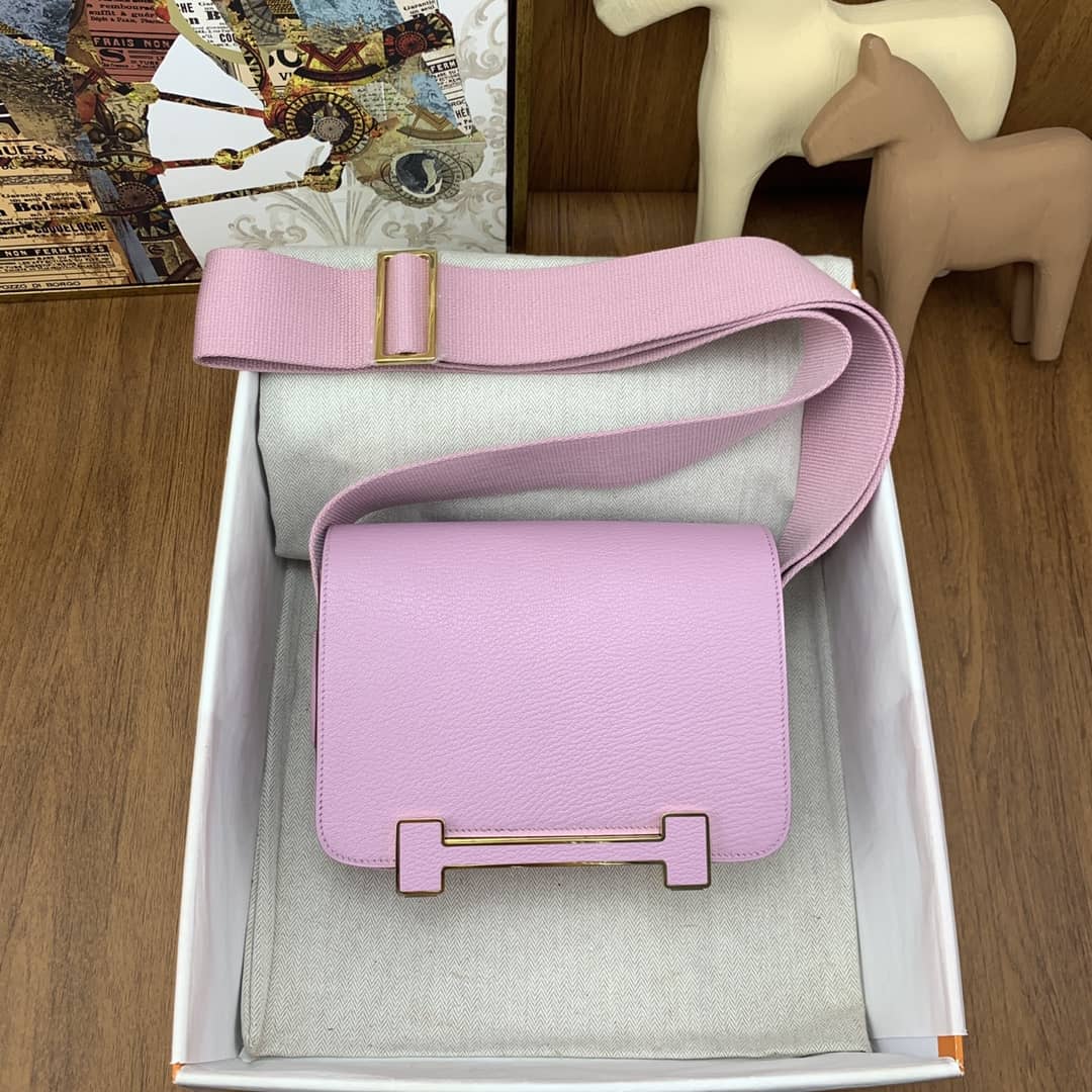 Bolsa Hermès geta chevre