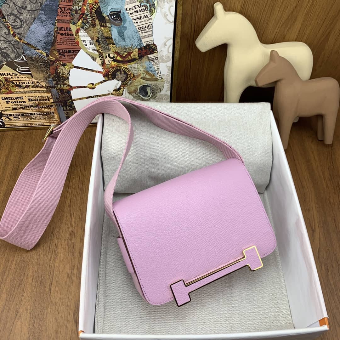Bolsa Hermès geta chevre