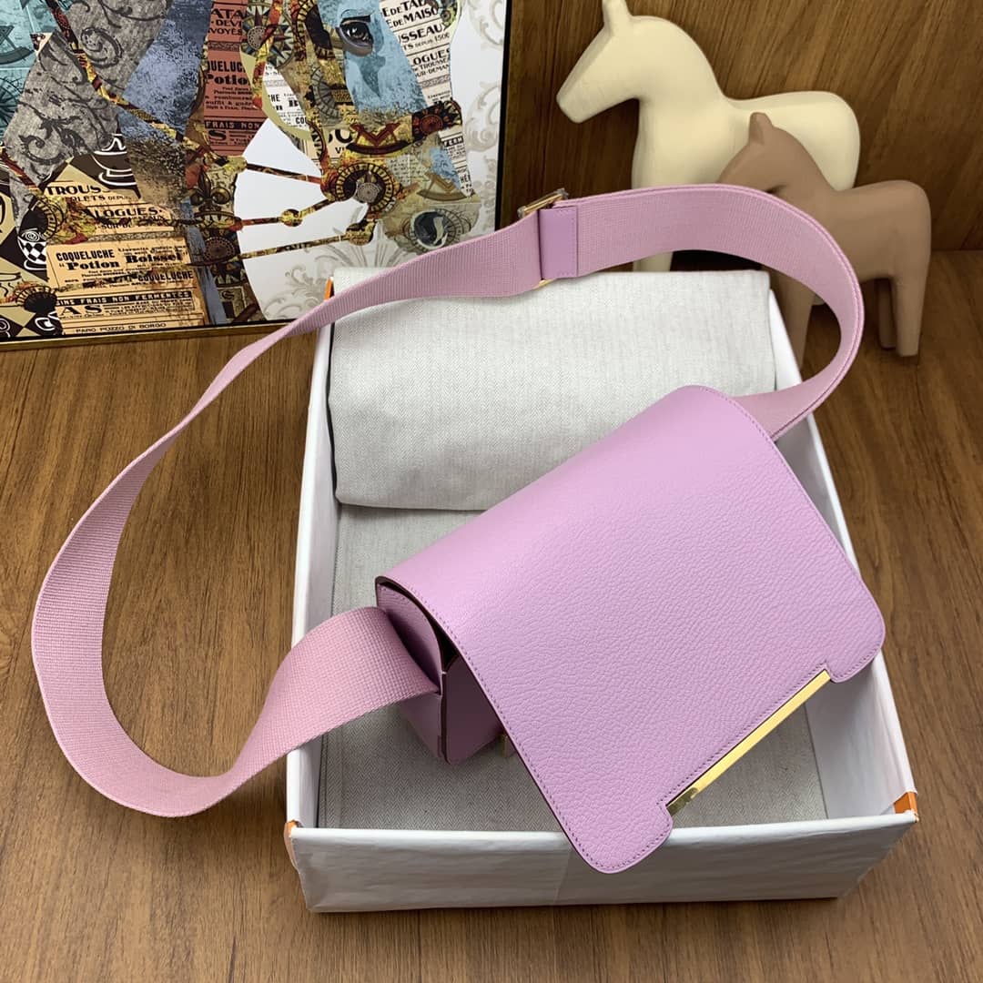 Bolsa Hermès geta chevre