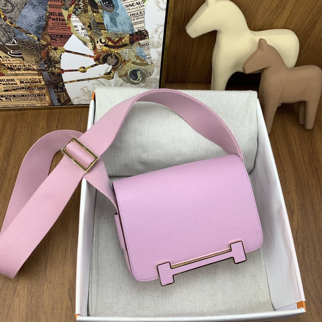 Bolsa Hermès geta chevre
