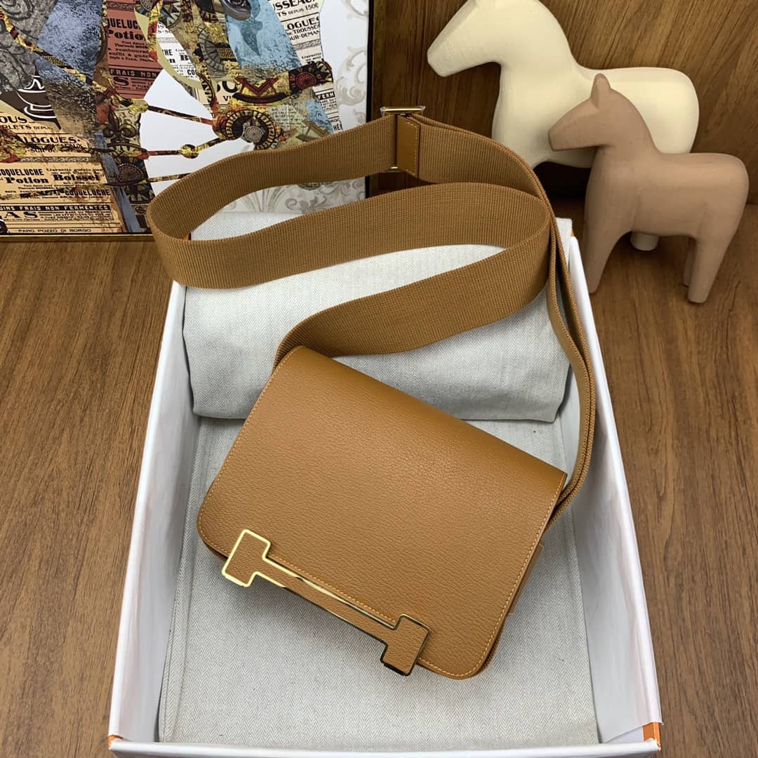 Bolsa Hermès geta chevre