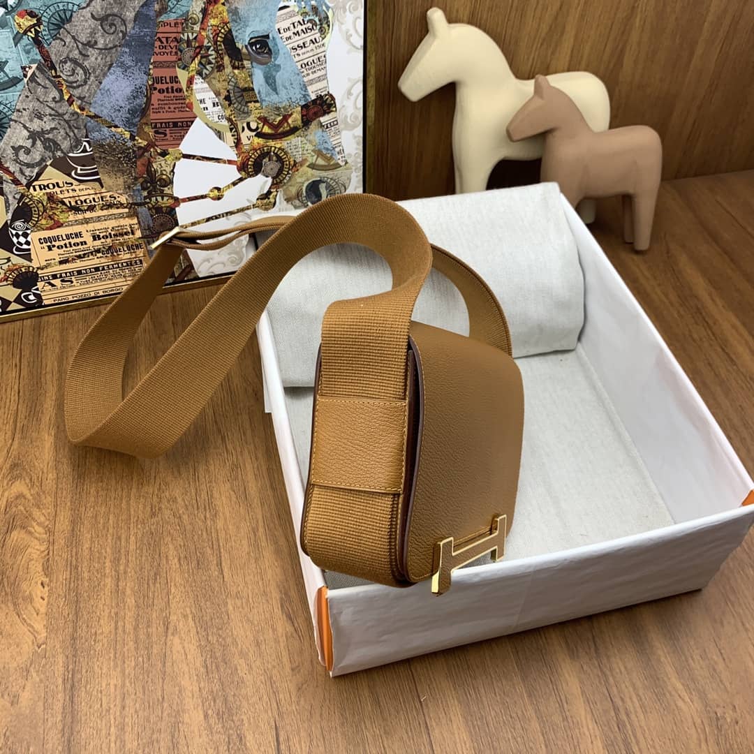 Bolsa Hermès geta chevre