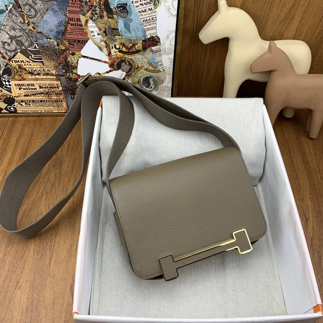 Bolsa Hermès geta chevre
