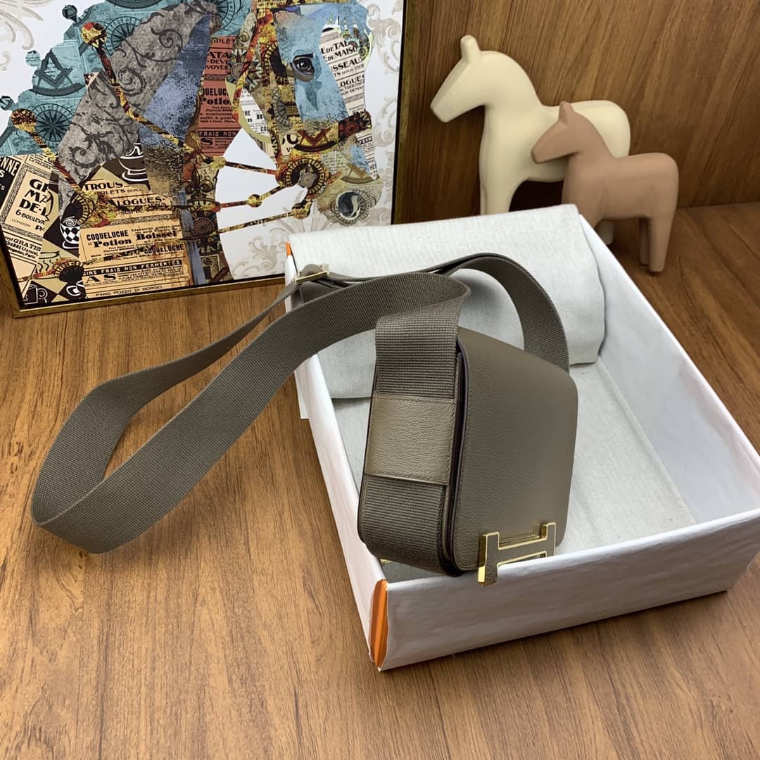 Bolsa Hermès geta chevre