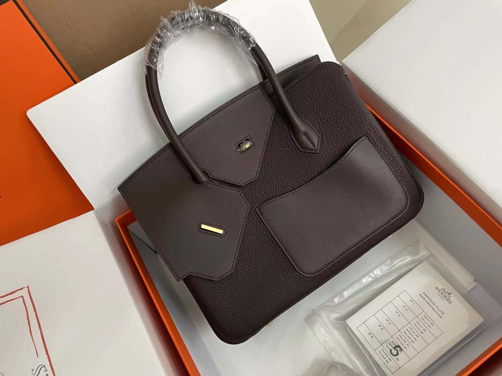 Bolsa Hermès brikin desordre d e sordre 30cm