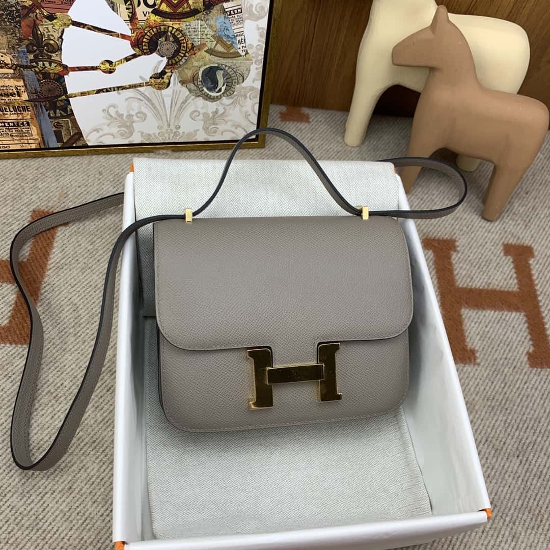 Bolsa Hermès Constance 19cm Epsom 8F