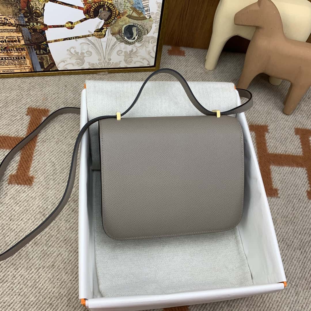 Bolsa Hermès constance 19cm Epsom M8